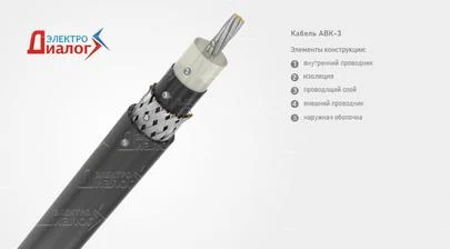 Кабель АВК-3 антивибрационный 1 жильный многопроволочный (картинка)