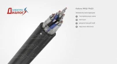 Кабель (провод) МКШ 19*0,5 монтажный неэкранированный 19 жил – расшифровка картинка